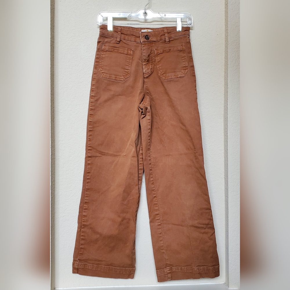 Marine Layer Sailor Wide Leg Twill Pants. Size 4